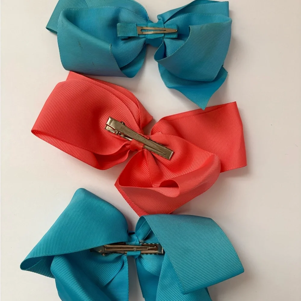 Colorful Kids Hair Bow Set